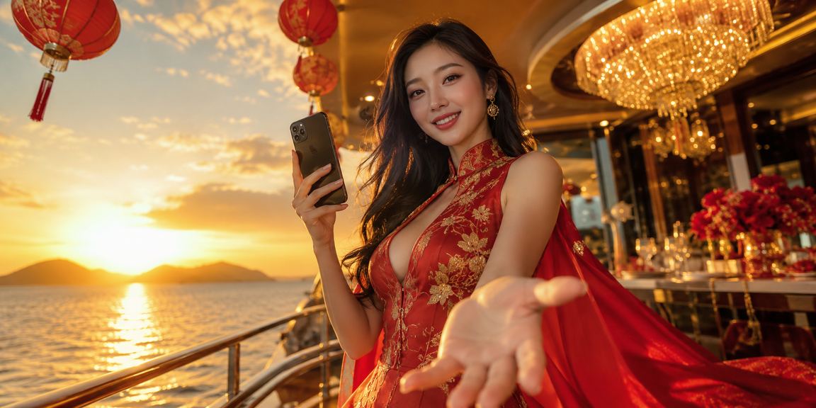 Người dùng sử dụng điện thoại di động đặt kèo an toàn tại bãi biển Phú Quốc
